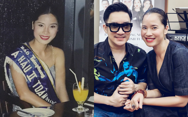 Á hậu 1998 Ngô Thúy Hà sau 23 năm đăng quang, đã có 4 con: Vẫn đẹp mê đắm bên bạn thân Quang Hà