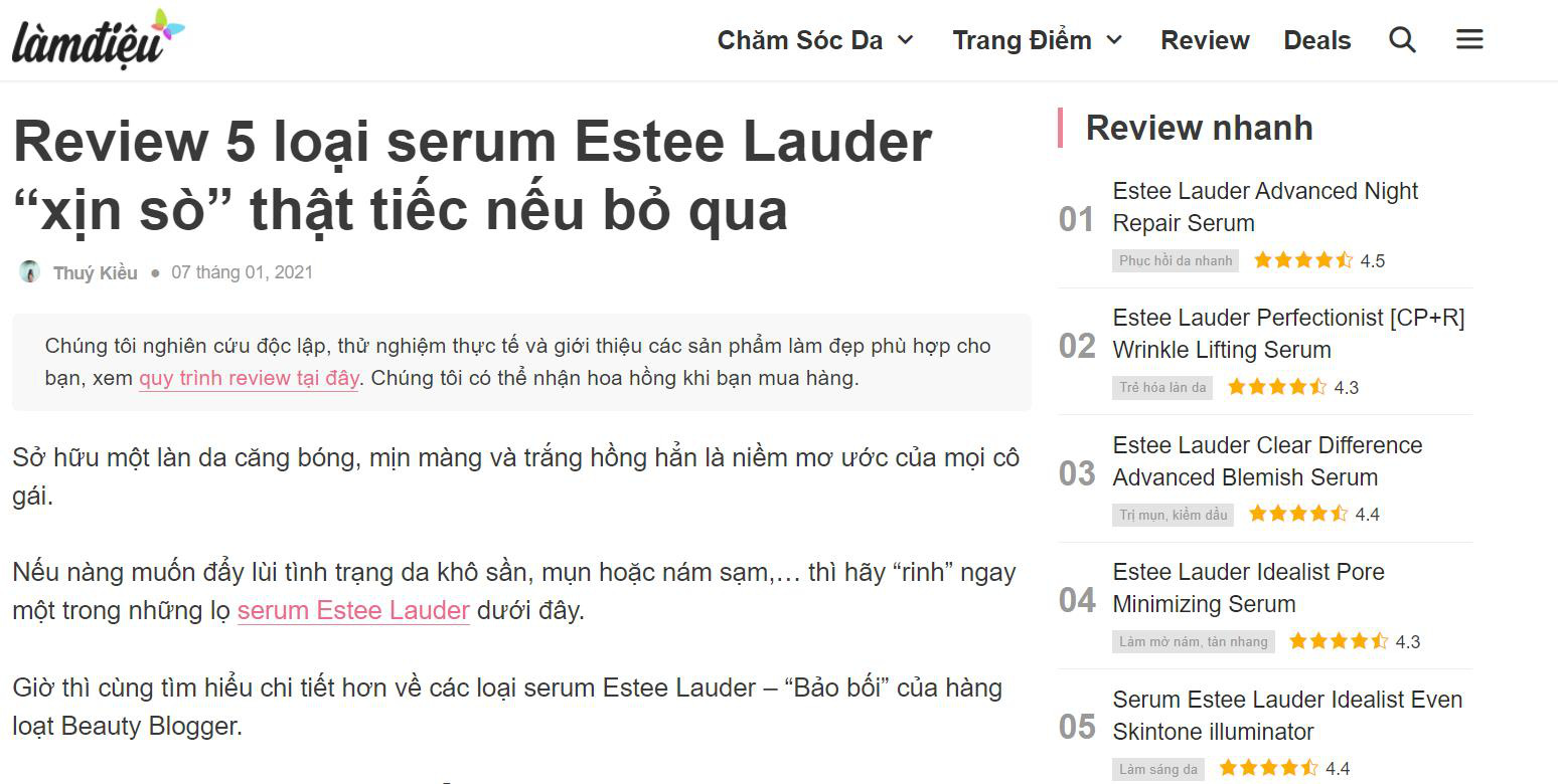 Làm Điệu - Nền tảng giúp chị em kiểm chứng những lời quảng cáo hoa mỹ về sản phẩm beauty - Ảnh 3.