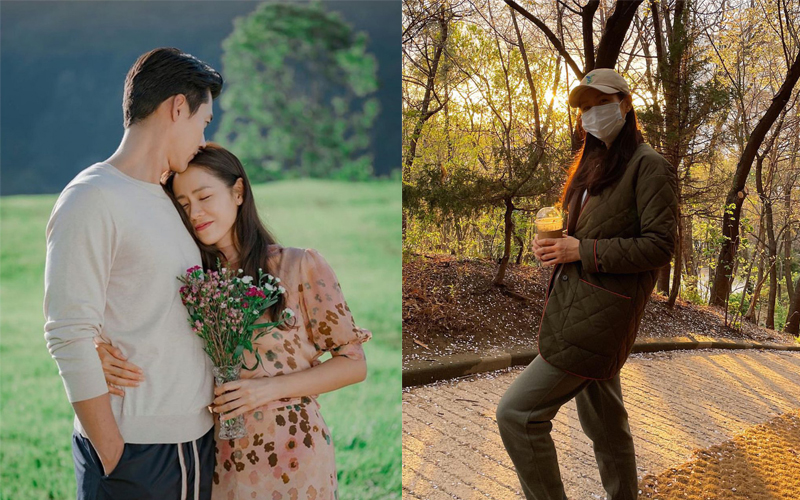 Tranh thủ thời gian rảnh, Hyun Bin đưa Son Ye Jin đi ngắm hoa anh đào?