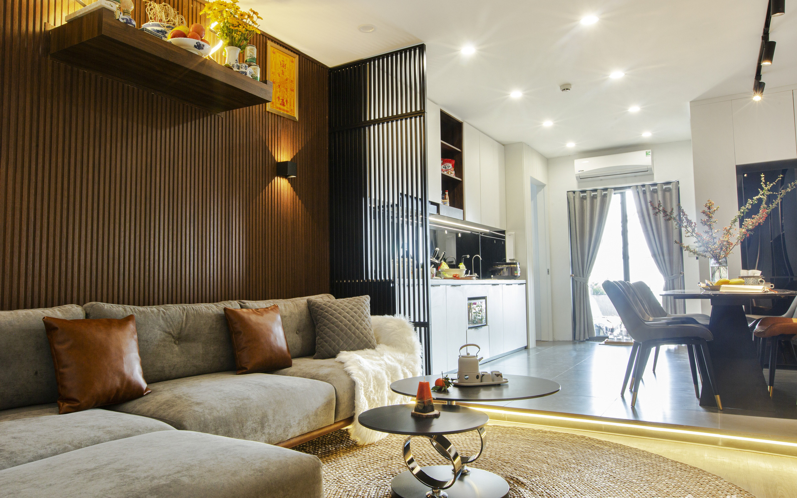 Ngắm căn hộ rộng 99m² có cách thiết kế rất thông minh ở Hà Đông với chi phí 500 triệu đồng
