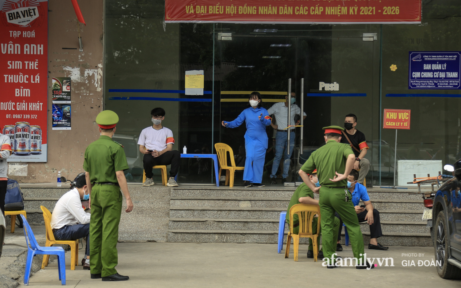 Phong tỏa tòa chung cư tại KĐT Đại Thanh có ca dương tính SARS-CoV-2 liên quan chùm ca bệnh tại Bệnh viện K cơ sở Tân Triều