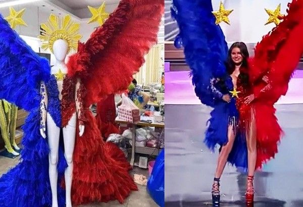 Quốc phục tại Miss Universe 2021: Khánh Vân thiếu mất giây phút quay tơ khi mở kén, sốc với nhiều bộ cánh nhìn xuyên thấu hơi lạc quẻ  - Ảnh 16.