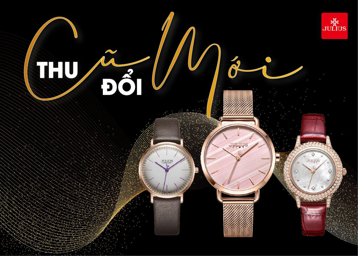 Lên đời đồng hồ Julius đẳng cấp giá hời với chương trình “Thu Cũ Đổi Mới” - Ảnh 1.
