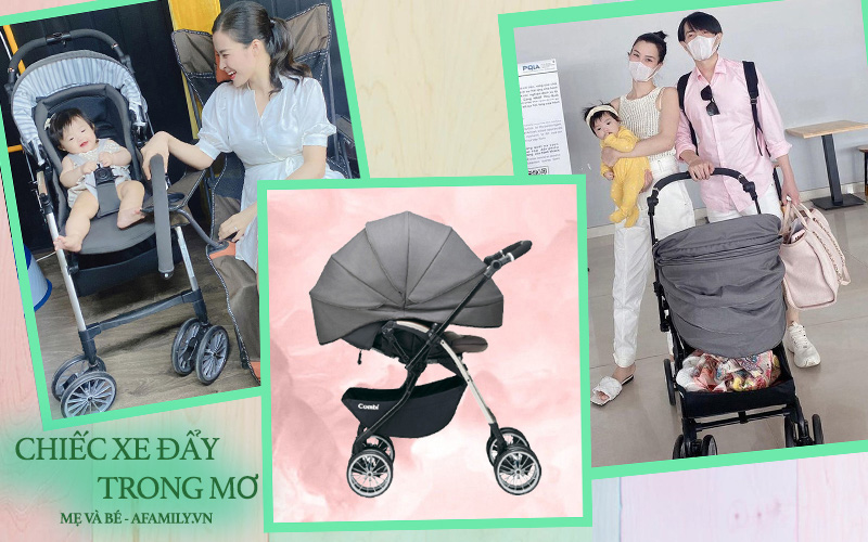 Xe đẩy Combi Umbretta: Chiếc xe được Đông Nhi mua cho con gái có vô vàn tính năng nổi bật, nhưng đỉnh nhất là một chi tiết nói ra nhiều mẹ ưng luôn