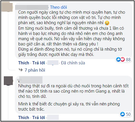 Giang Ơi phản ứng gay gắt “thật quá dễ dàng để kết tội một con chó” sau vụ việc Pitbull bị bắn chết vì cắn chết người - Ảnh 4.