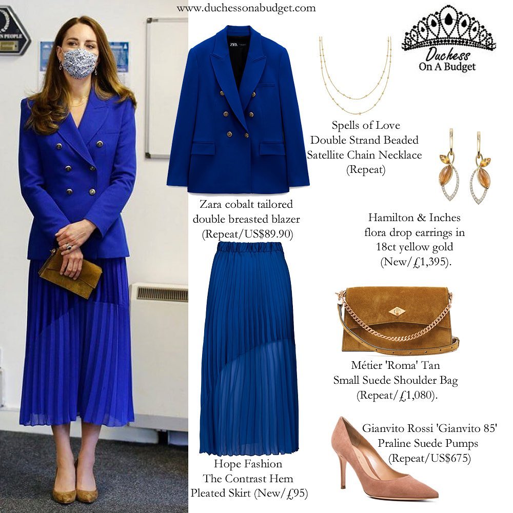 Công nương Kate diện áo Zara giá gần 2 triệu sang quá nhưng từ 200k bạn đã "tăm" được nhiều kiểu xinh không kém - Ảnh 4.
