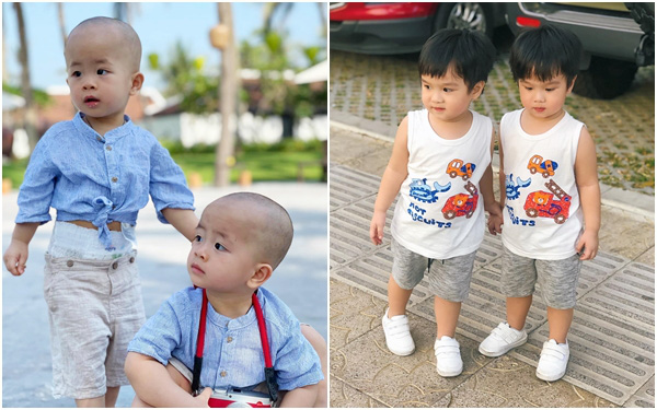 3 cặp song sinh rich kid đáng yêu nhất của các gia đình Việt, toàn "nam thần nhí" khiến team bỉm sữa thích mê