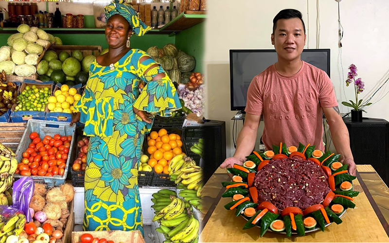 Chàng trai Bắc Ninh chia sẻ điều thú vị khi đi chợ ở Châu Phi: Mặc cả từng đồng như chợ Việt, hành lá quý giá như vàng!