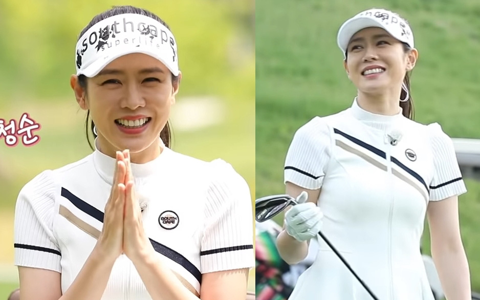 Son Ye Jin gây "chấn động" với nhan sắc ngoài đời thực, còn diện váy siêu ngắn đi đánh golf "gây bão" mạng
