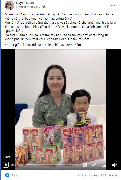 Hội Hotmoms bỉm sữa đồng loạt tin chọn sữa trái cây, sữa chua uống Kazu Chan - Ảnh 2.