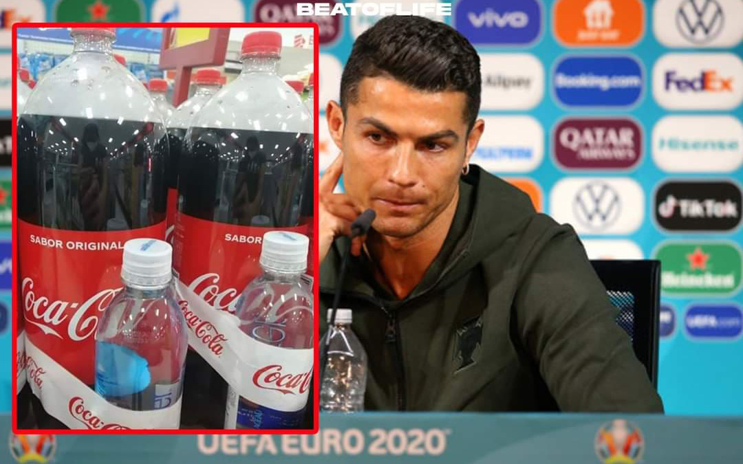 Dân mạng "cười lộn ruột" vụ Ronaldo bị phạt những 4 phút lương vì ghẻ lạnh chai nước ngọt, Coca-Cola tung chiêu quảng cáo giễu cợt và sự thật ngã ngửa
