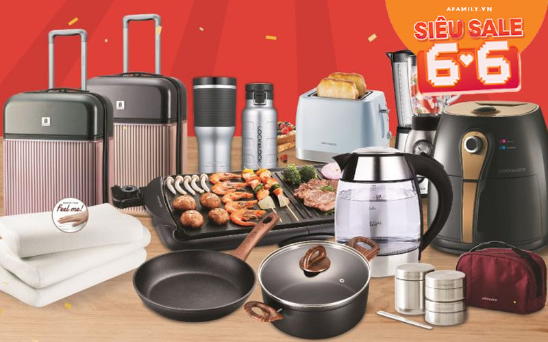 Siêu sale 6/6 tại Shopee: Lock&Lock giảm 50%, toàn những cái tên siêu hot với giá "mềm như bún"