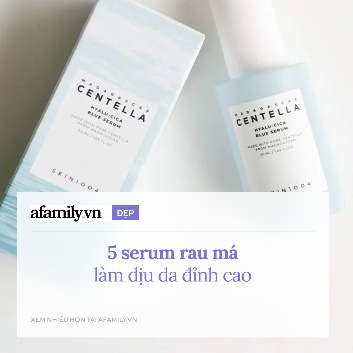 5 món skincare chứa rau má tốt nhất, làm dịu da đỉnh cao giúp da luôn căng mịn - Ảnh 1.