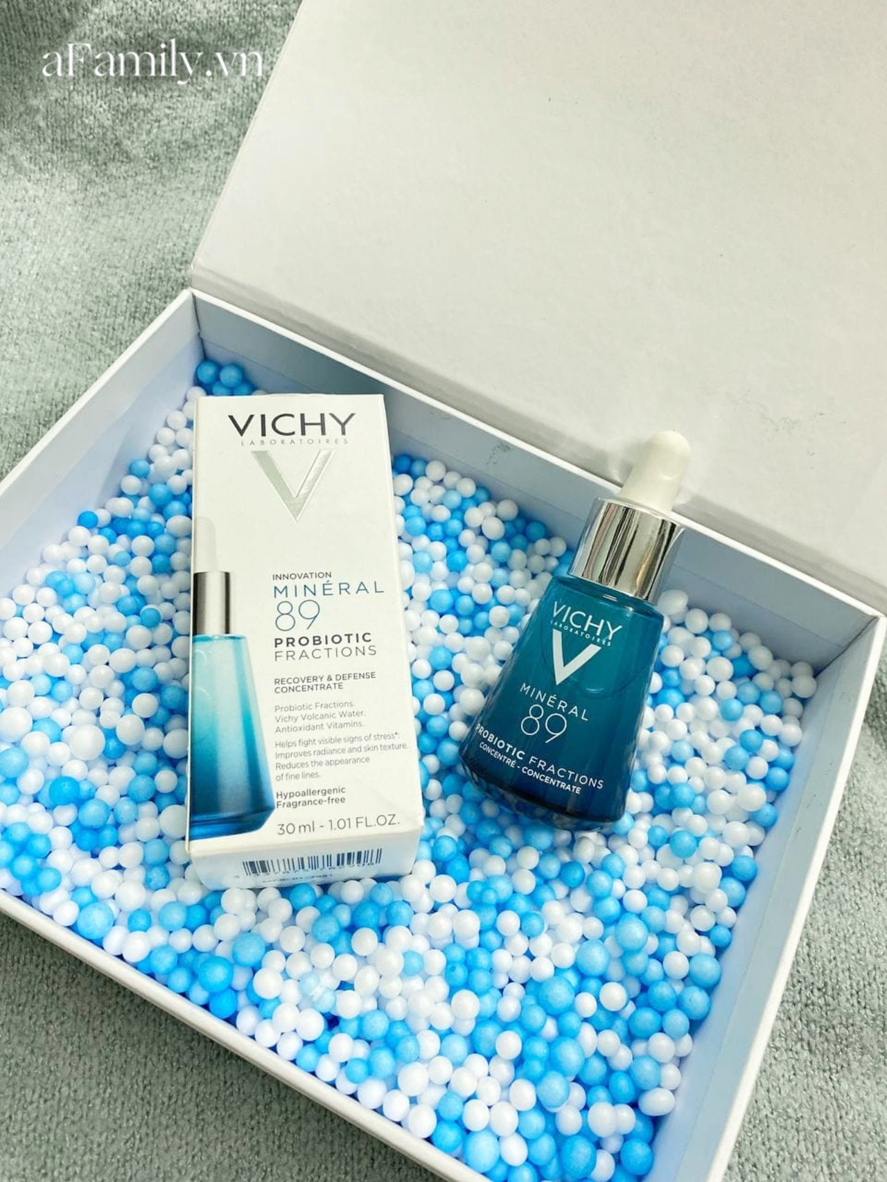 Review serum Vichy Minéral 89 Probiotic Fractions: Mùi "í ẹ" nhưng chất cực phê, thấm nhanh mà dưỡng ẩm "bao tốt" - Ảnh 2.