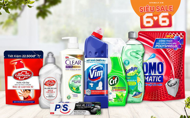 6/6: Bột giặt, dầu ăn đang có các deal sale "ác liệt", giảm tới 50%