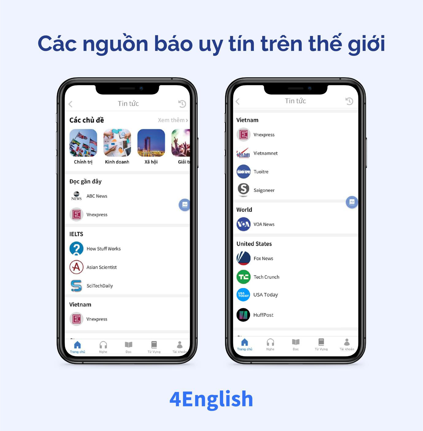 Ứng dụng Make in Vietnam giúp bạn vừa đọc báo vừa học tiếng Anh một công đôi việc - Ảnh 1.