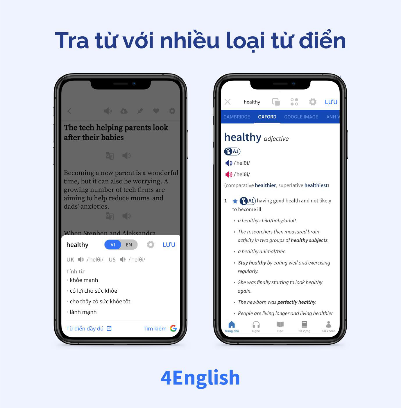 Ứng dụng Make in Vietnam giúp bạn vừa đọc báo vừa học tiếng Anh một công đôi việc - Ảnh 2.