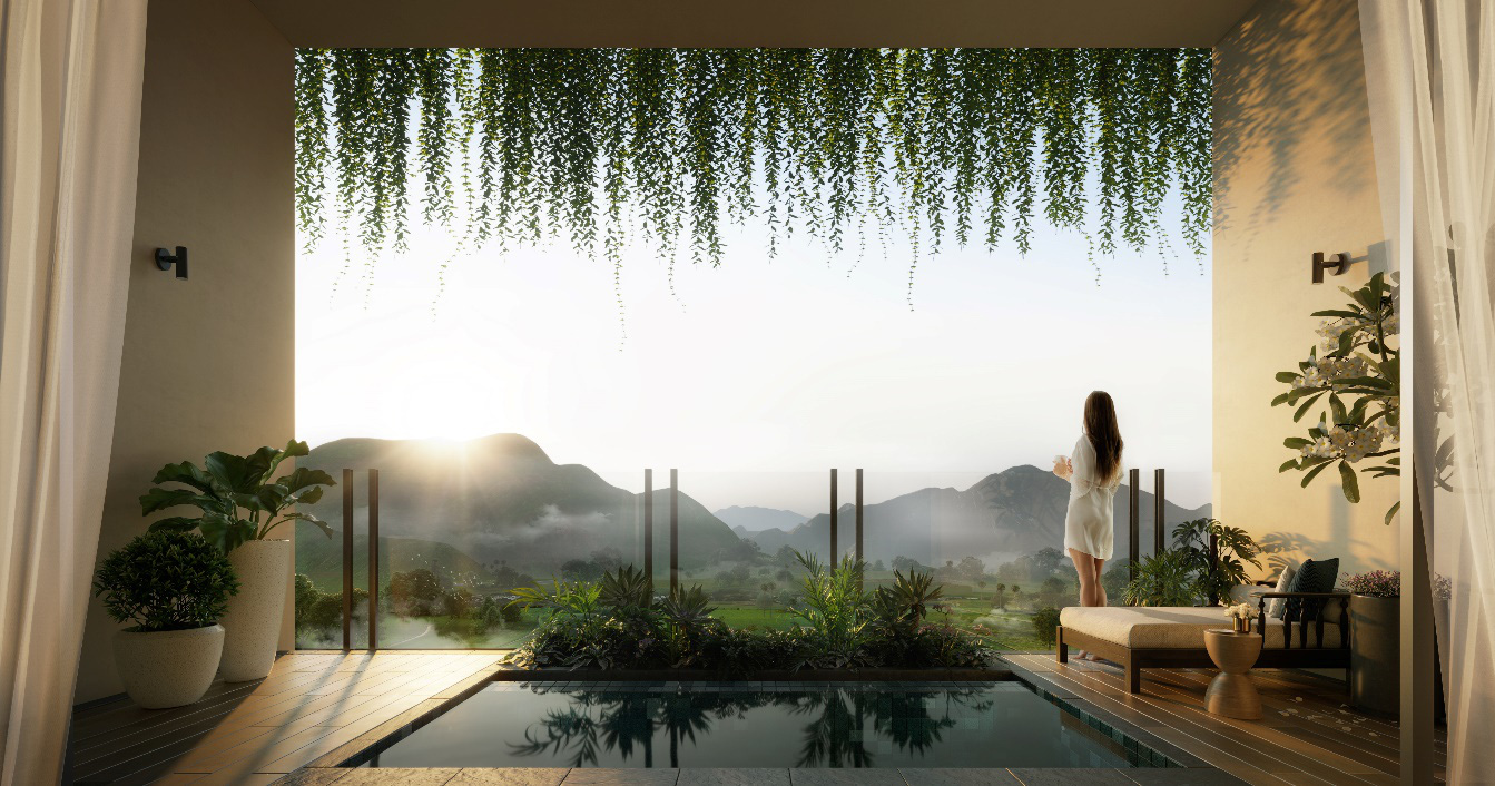 Căn hộ trên mây tích hợp bể khoáng nóng tự nhiên đáp ứng nhu cầu cho mọi khách hàng tại Kim Bôi - Ảnh 2.