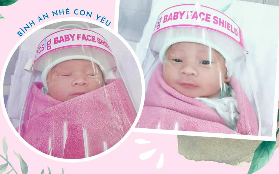 Cưng xỉu với hình ảnh em bé chào đời tại bệnh viện Từ Dũ được trang bị mặt nạ chống virus siêu dễ thương