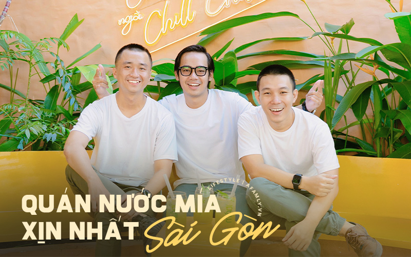 3 chàng trai mở tiệm nước mía lạ nhất Sài Gòn, ai đi qua cũng trầm trồ 