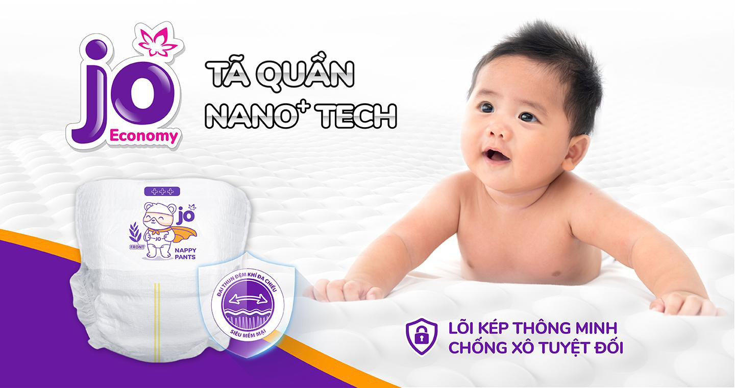 Mỏng nhẹ, khô thoáng - JO Economy  là “bảo bối” mới chăm sóc làn da non mềm của bé - Ảnh 3.