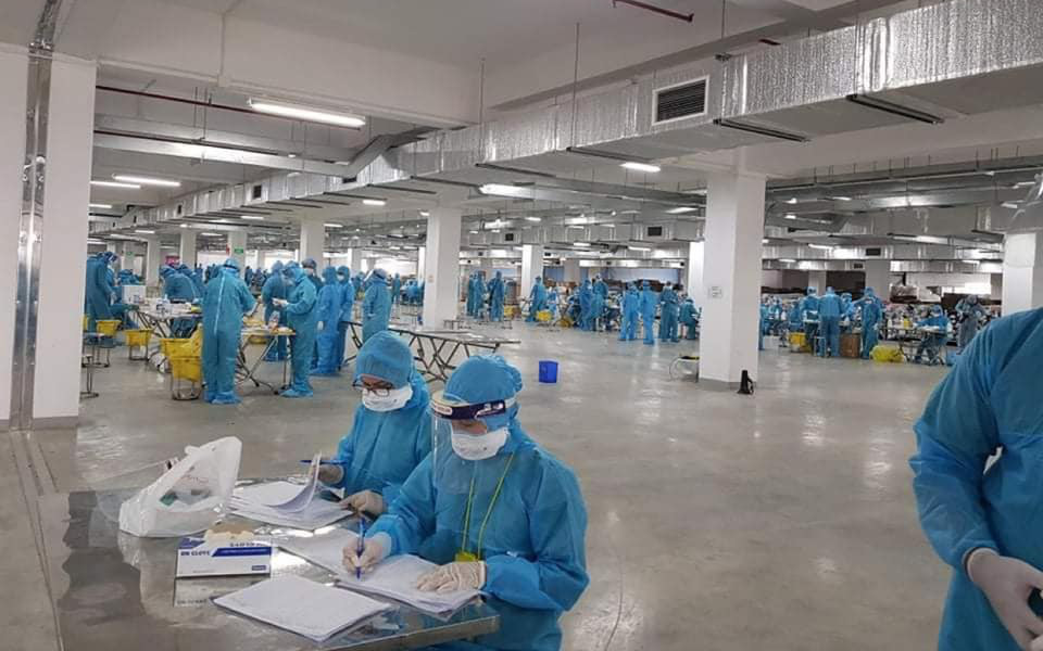 Hà Nội ghi nhận thêm 10 ca nghi dương tính với SARS-CoV-2 ở khu công nghiệp Thăng Long