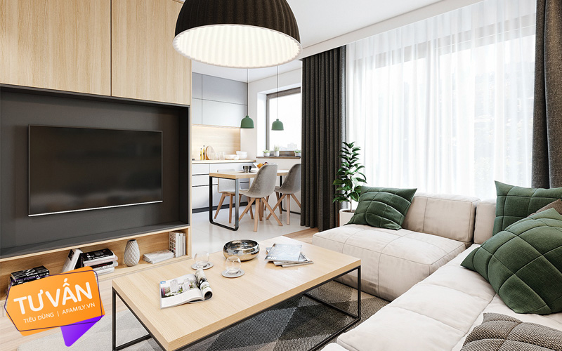 Tư vấn thiết kế căn hộ 90m² theo phong cách Scandinavian cho gia đình 3 người, chi phí 200 triệu