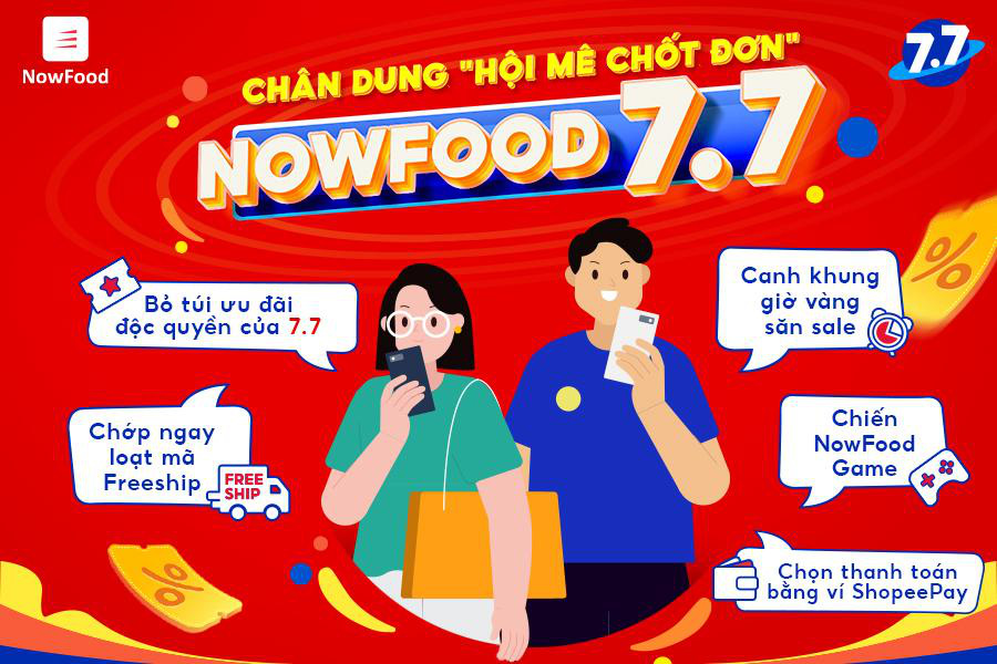 Các tín đồ ẩm thực “trực chiến” săn loạt ưu đãi của Now trong ngày 7.7 - Ảnh 1.