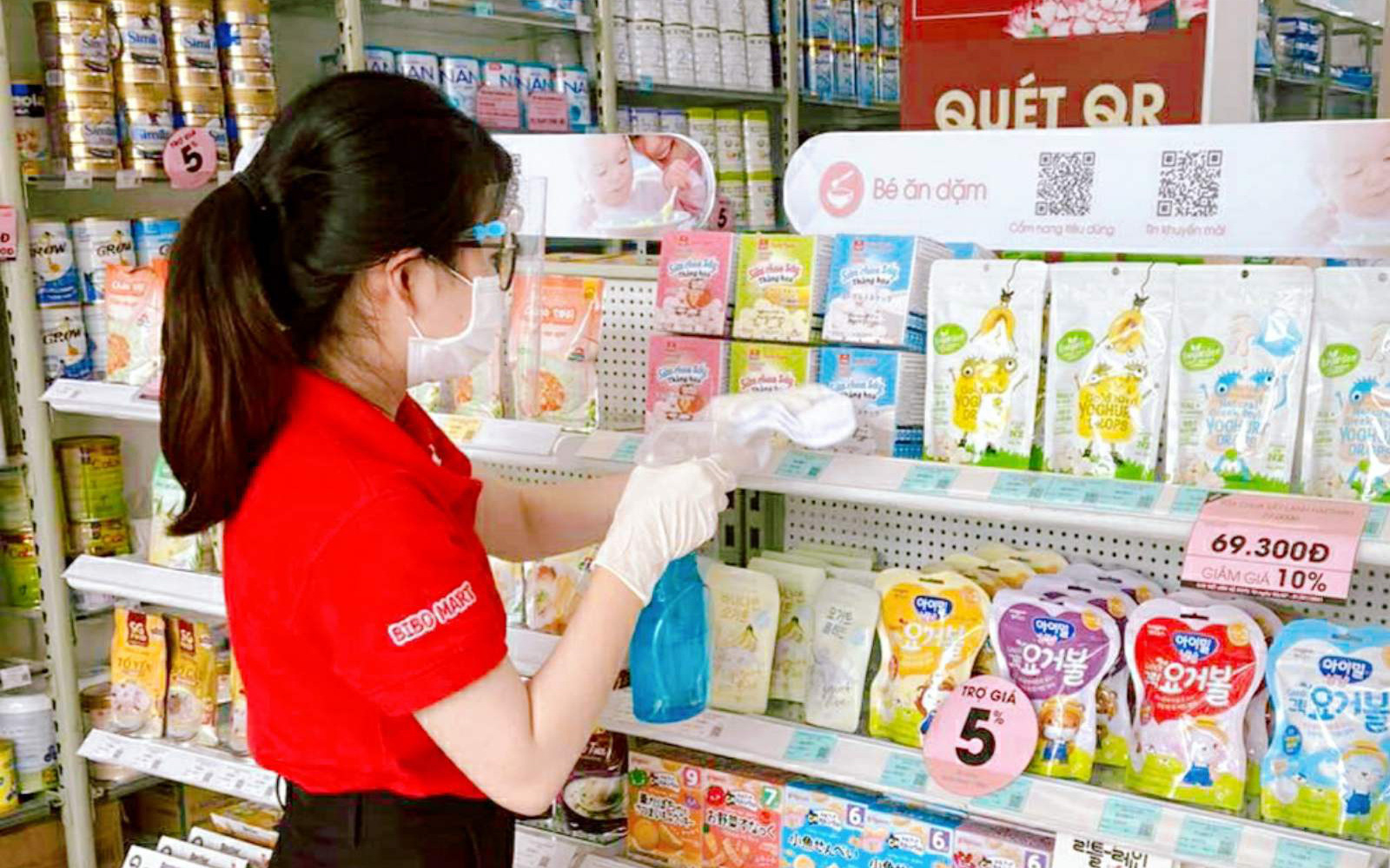 Mua sắm an toàn cho mẹ và bé trong mùa dịch cùng Bibo Mart