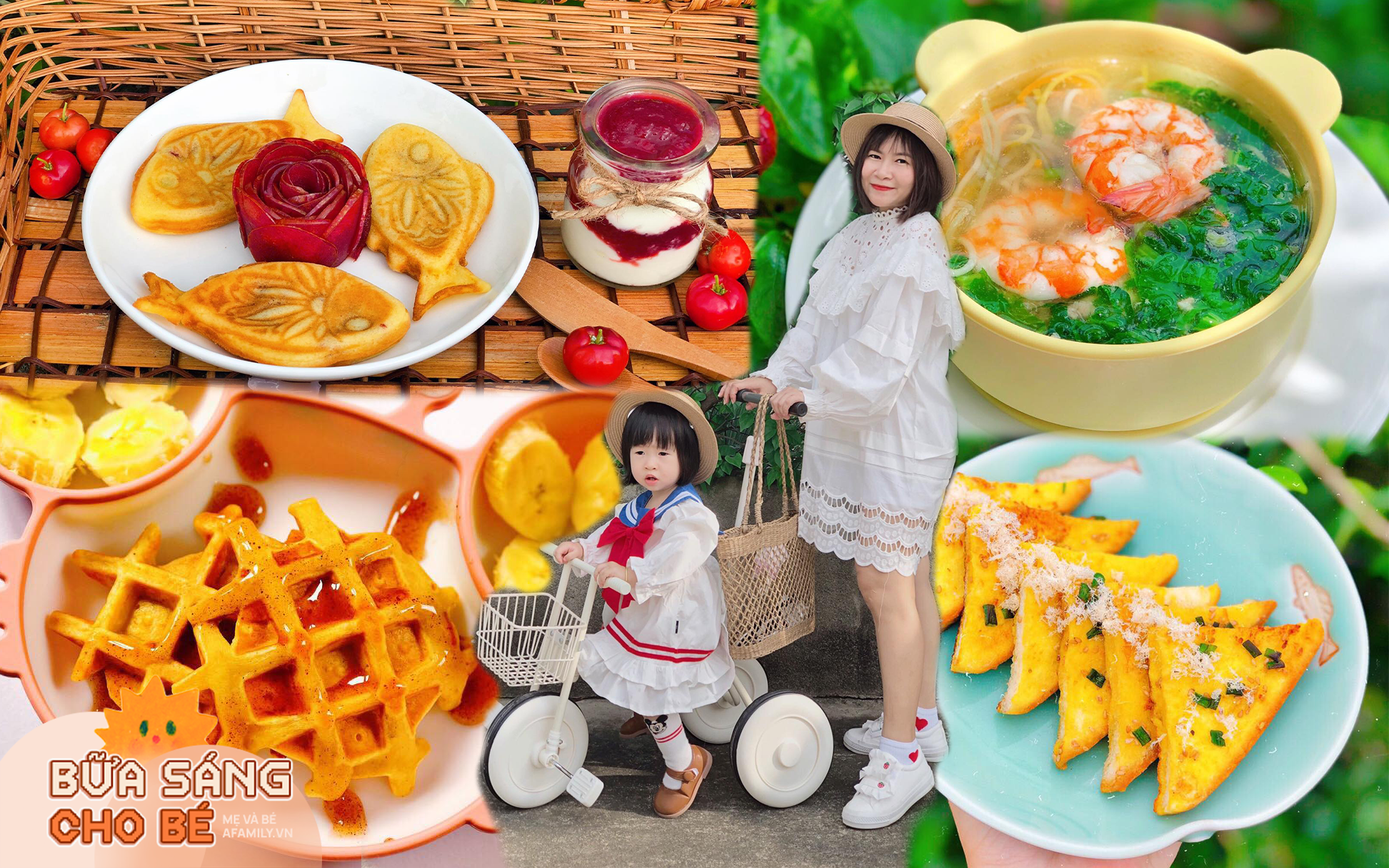 Mẹ Sài Gòn lên thực đơn bữa sáng cả tuần không trùng lặp cho con gái, nhìn thôi là đã muốn ăn!