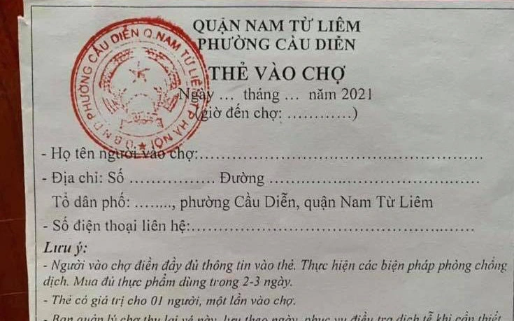 Vụ dân chung cư bức xúc vì bị dừng phát phiếu đi chợ không lý do: Chủ tịch UBND phường yêu cầu phát 100%