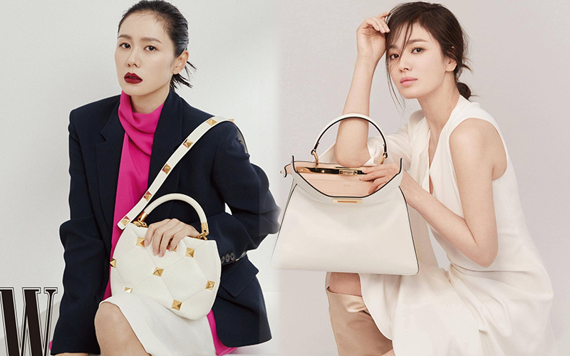 Làm mẫu thời trang, Song Hye Kyo - Son Ye Jin bất phân với brand bình dân nhưng chụp đồ hiệu cao cấp lại khác &quot;một trời một vực&quot;