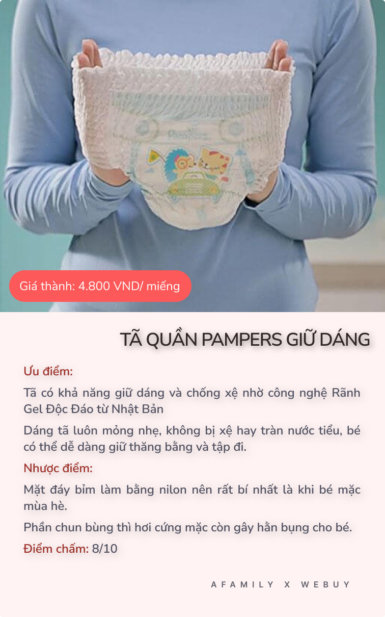 Lần đầu làm mẹ chưa biết chọn bỉm nào cho con thì tham khảonhững loại được đánh giá cao và tin dùng dưới đây - Ảnh 4.