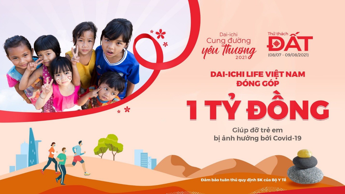 “Dai-ichi – cung đường yêu thương 2021”: Lan tỏa thêm yêu thương đến với trẻ em khó khăn mùa dịch - Ảnh 1.