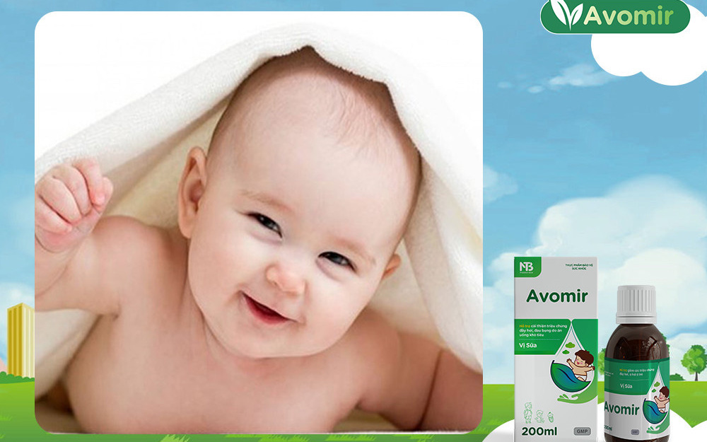 Avomir - Giải pháp cải thiện các biểu hiện nôn trớ do đau bụng, khó tiêu ở trẻ