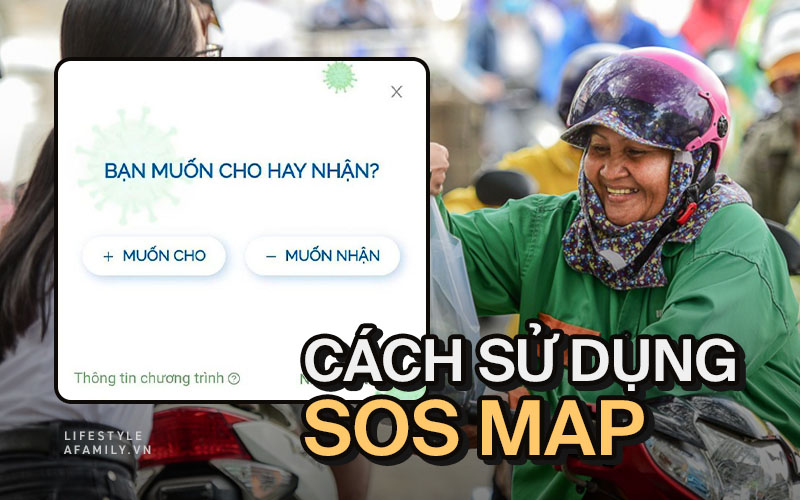 Hướng dẫn sử dụng BẢN ĐỒ CỨU TRỢ SOS: Để bất kỳ ai cũng có thể nhận được sự trợ giúp sớm nhất khi cần