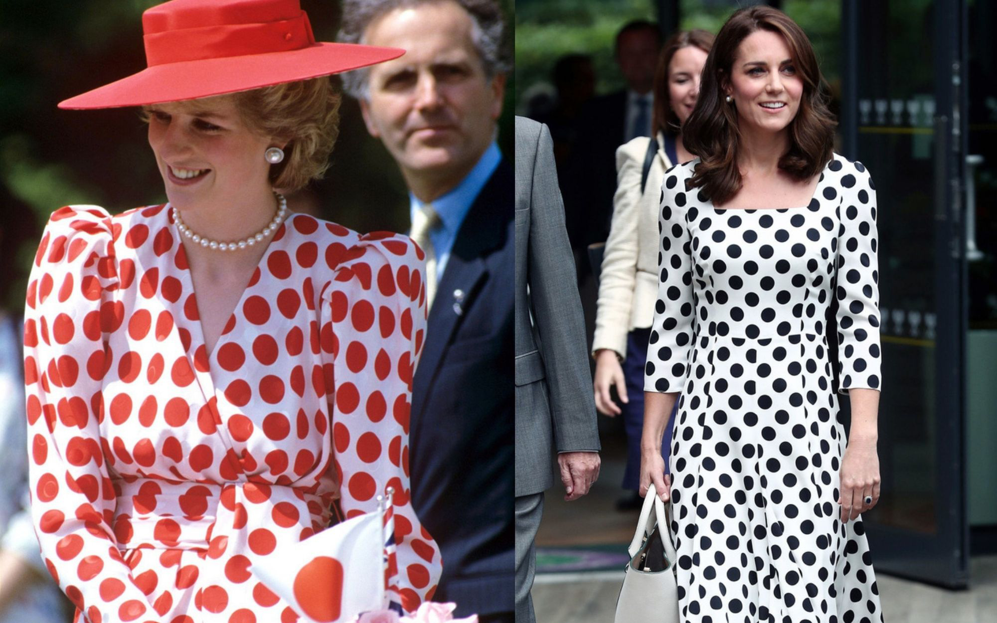 Công nương Kate và Meghan Markle mặc đồ chấm bi rất thanh lịch, nhưng không &quot;có cửa&quot; so bì với Công nương Diana