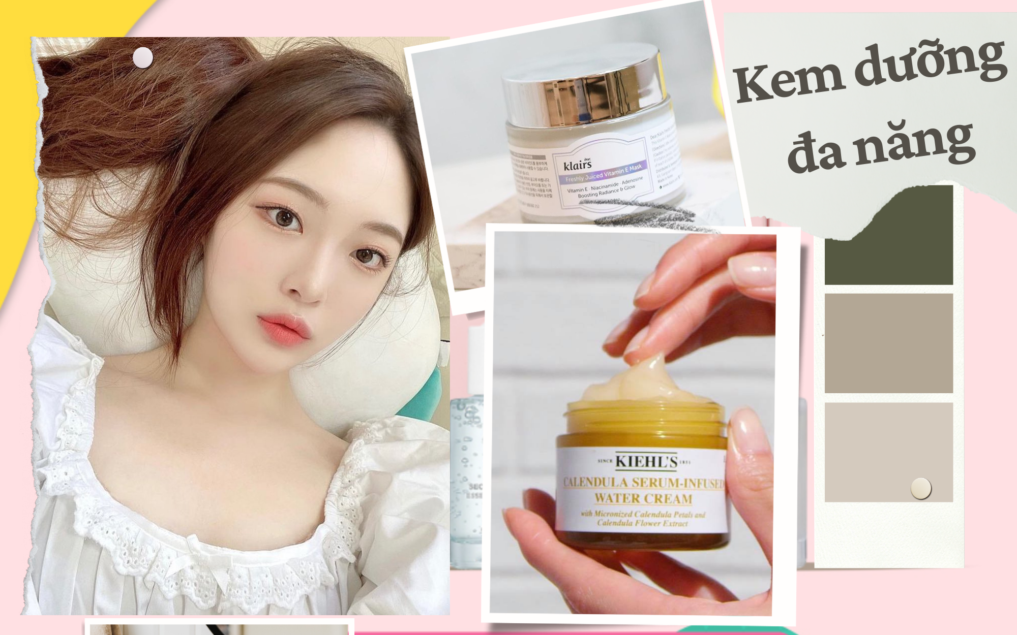 5 kem dưỡng đa năng 2 trong 1: Kiêm từ serum, mặt nạ ngủ đến chống nắng, không mất công bôi trát mà da vẫn đẹp căng