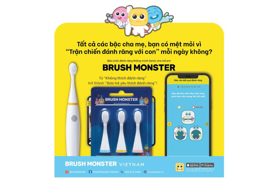 Đánh răng cho trẻ không còn là trận chiến với bàn chải điện thông minh Brush Monster - Ảnh 6.