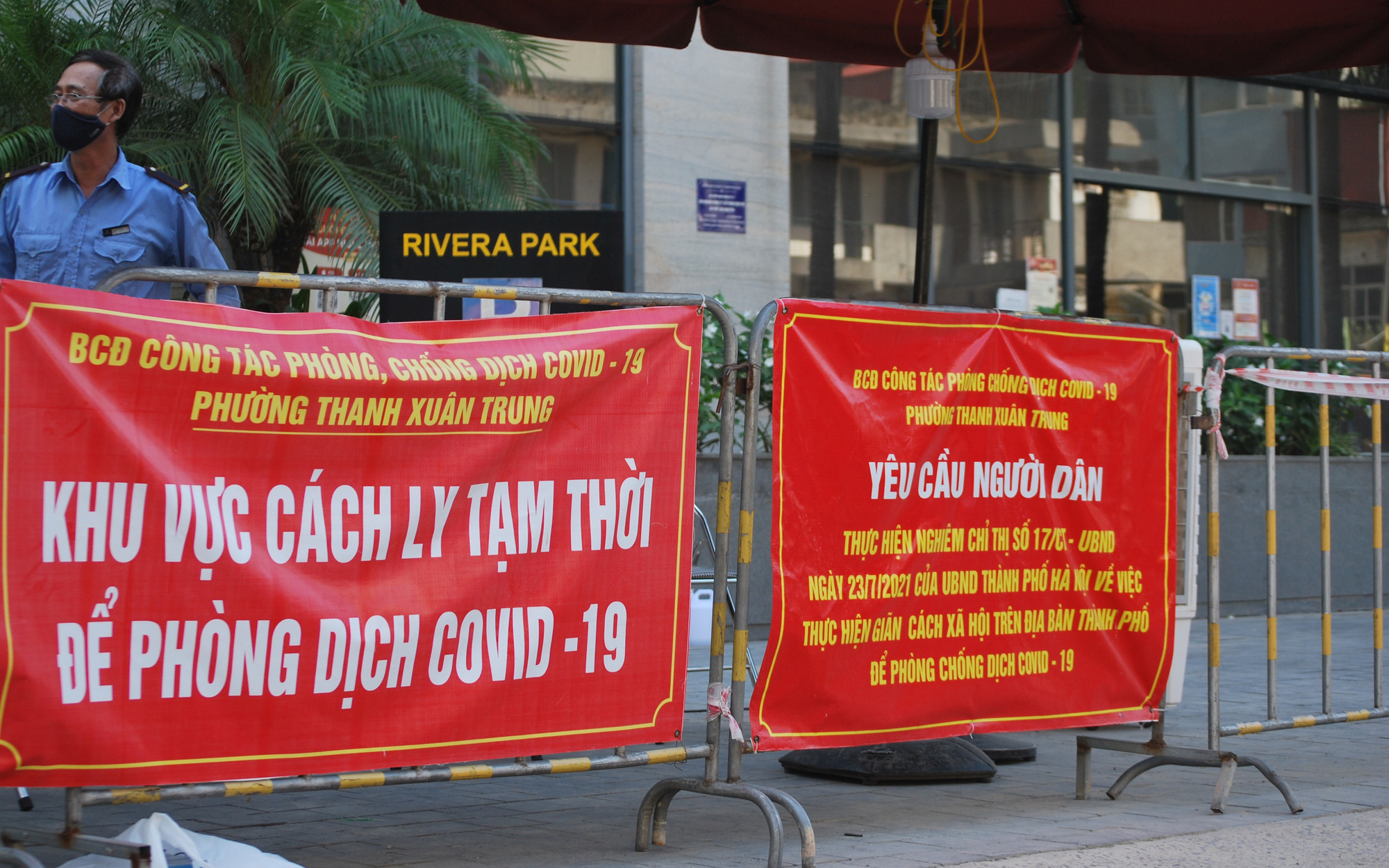 Hà Nội: Tạm thời phong tỏa chung cư cao cấp ở phường Thanh Xuân Trung sau khi ghi nhận ca dương tính SARS-CoV-2