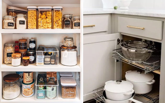 11 mẹo tuyệt vời để sắp xếp được những ngăn tủ bếp hoàn hảo chẳng chê được chỗ nào