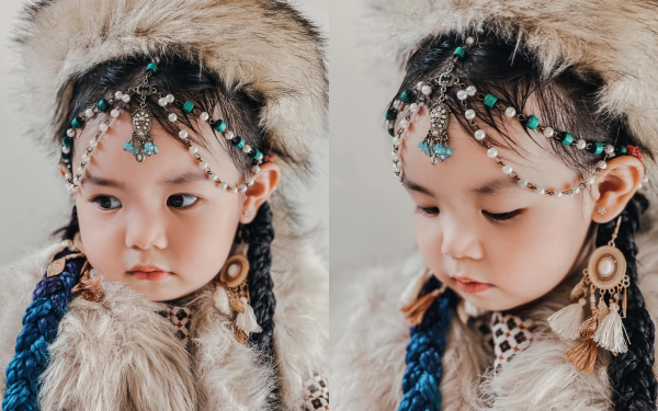 Bé gái hoá thân thành công chúa đẹp như tranh nhưng cách mẹ Hà Nội mix đồ cho con mới đáng chú ý 