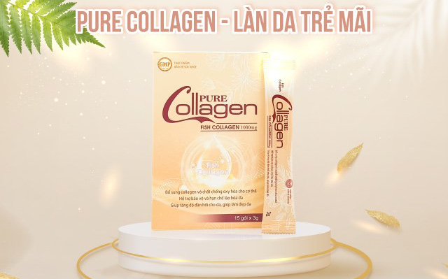 TPBVSK Pure Collagen - Hỗ trợ bảo vệ, gìn giữ làn da trẻ đẹp tuổi 20
