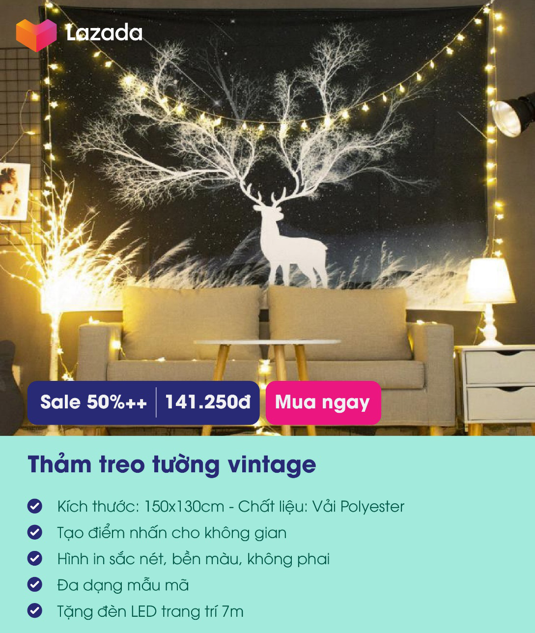 Loạt vật dụng décor phòng ngủ lên hình sống ảo xinh lung linh - Ảnh 2.