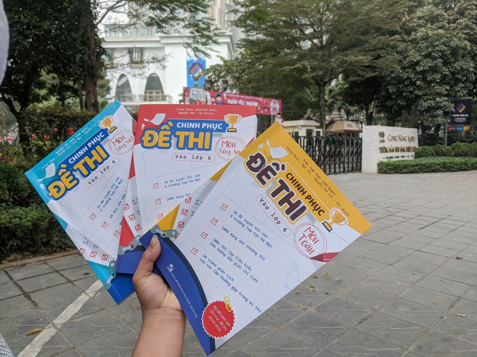 Trang phân phối chính thức bộ sách Chinh phục đề thi vào 6 - Bảo bối giúp sĩ tử cán đích 9, 10 vào lớp 6 - Ảnh 1.