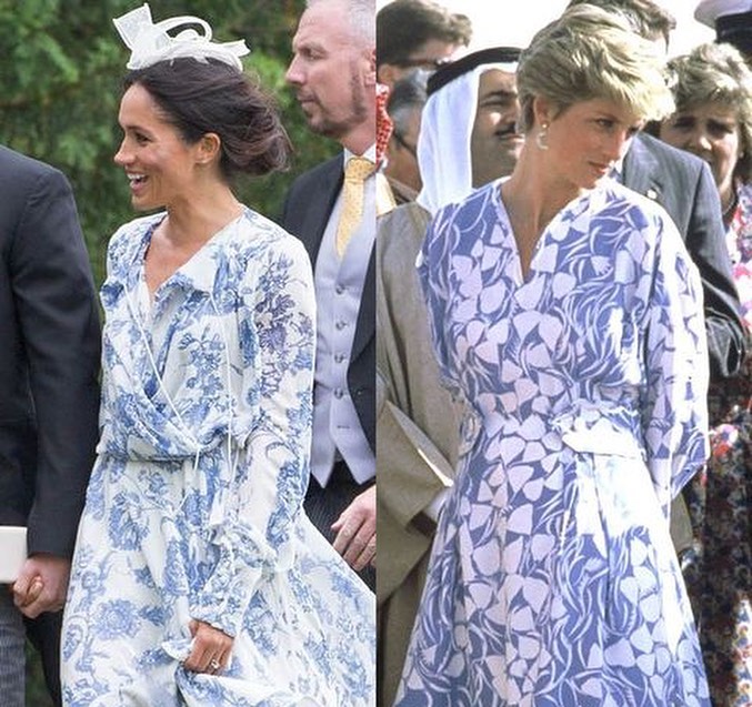 Kate Middleton và Meghan Markle Lên đồ giống Công nương Diana: Kate Middleton tinh tế đỉnh cao, Meghan Markle lại lắm phen bị chê tơi tả - Ảnh 3.