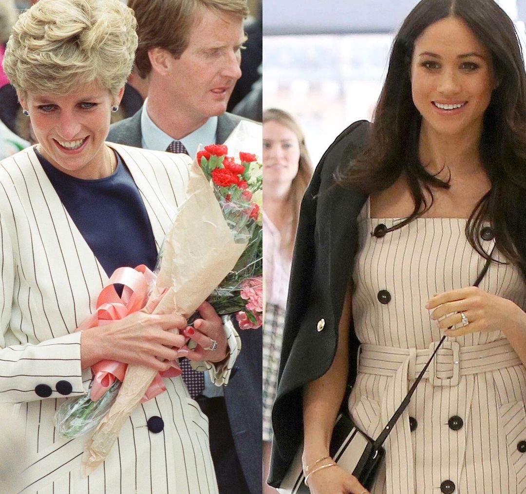 Kate Middleton và Meghan Markle Lên đồ giống Công nương Diana: Kate Middleton tinh tế đỉnh cao, Meghan Markle lại lắm phen bị chê tơi tả - Ảnh 4.