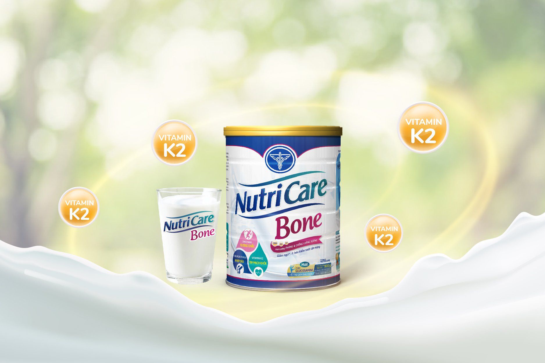 Sữa Nutricare Bone cung cấp vitamin K2 vừa chắc xương lại tốt cho tim mạch - Ảnh 2.