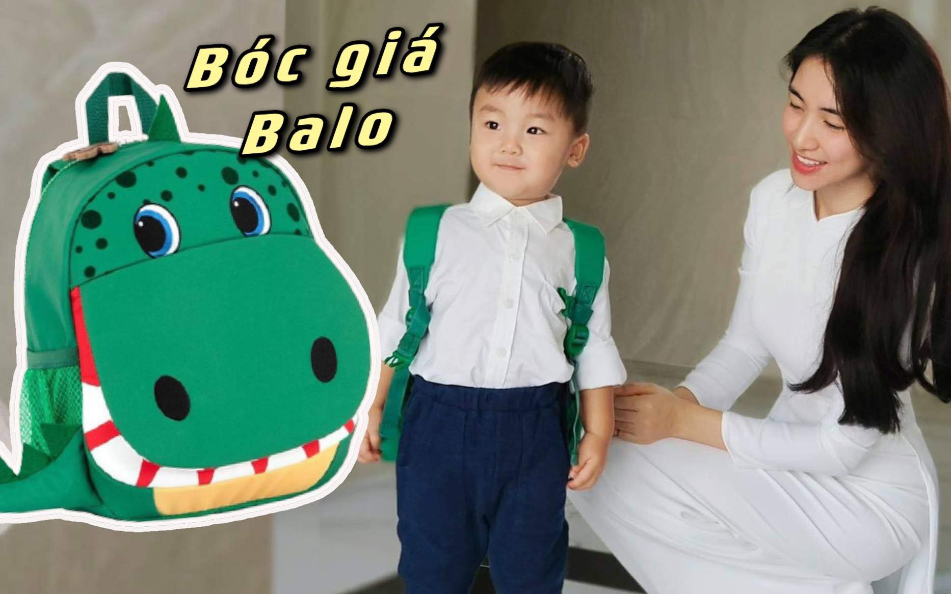 Con trai Hòa Minzy đi khai giảng, xem giá chiếc balo cậu bé đeo quả là xứng danh "cậu ấm miền Tây"