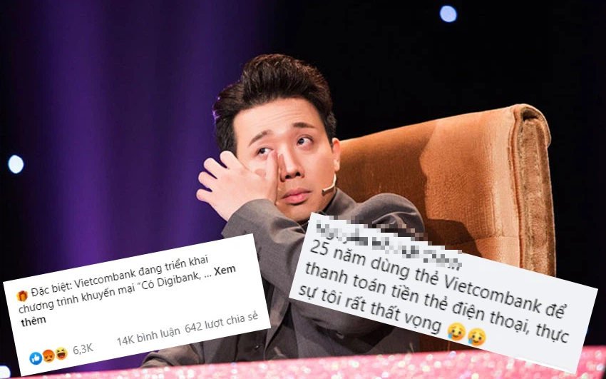 Fanpage Vietcombank bị "tấn công" vì sao kê của Trấn Thành